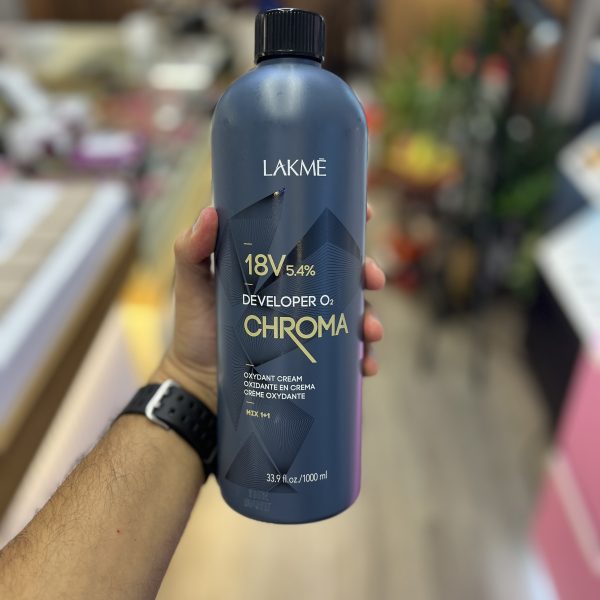 LAKME CHROMA DEVELOPER O2 OXYDANT CREAM 18VOL 6% 1000-60ml
