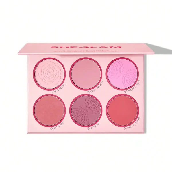 پالت رژ گونه 6 رنگ شیگلم Sheglam